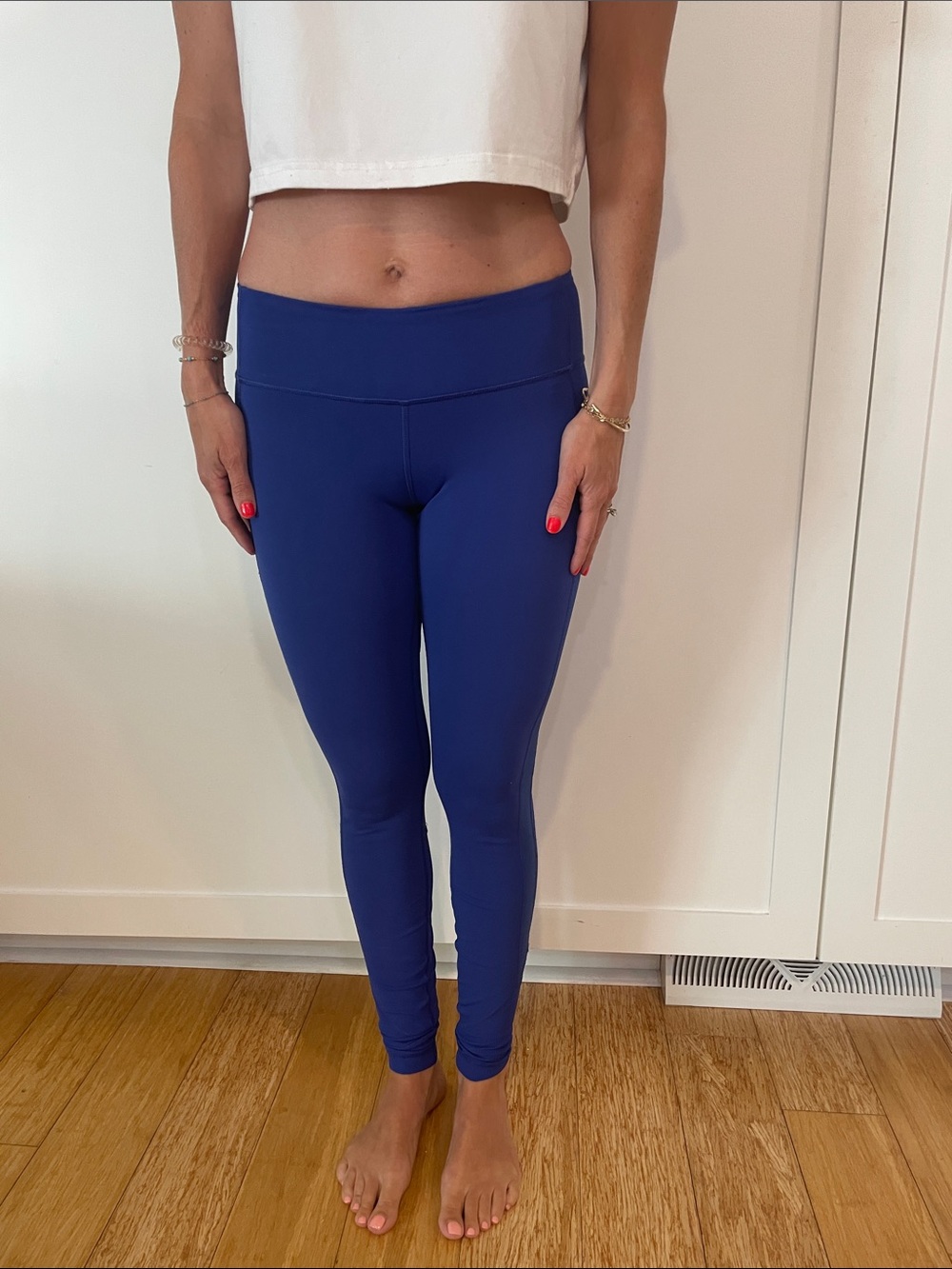 lululemon athletica Cobalt Blue  Mid Rise  Compression Leggings